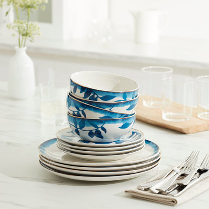 Aura 12 Piece Dinnerware Set