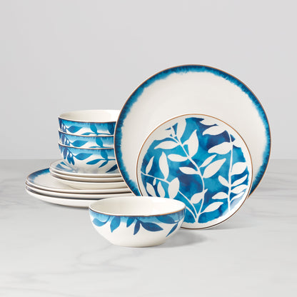 Aura 12 Piece Dinnerware Set
