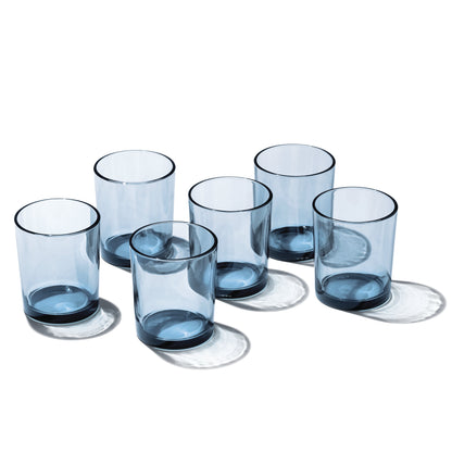 Stackables Blue Tall Drinkware, Set of 6