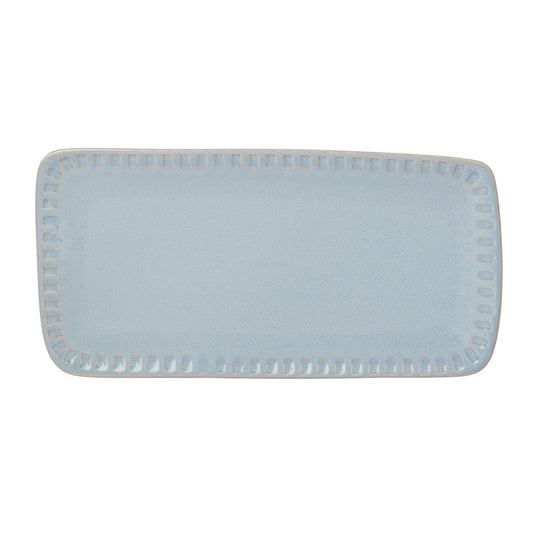Artisanal Stripe Blue Hors d'Oeuvres Tray