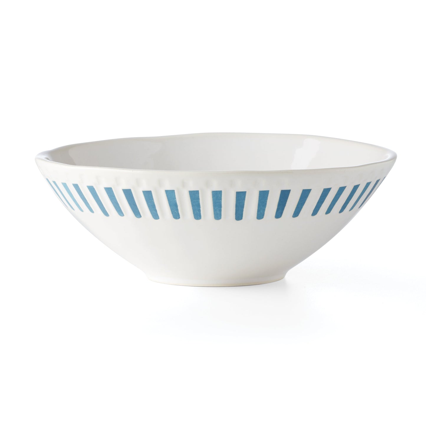Artisanal Stripe Serving Bowl