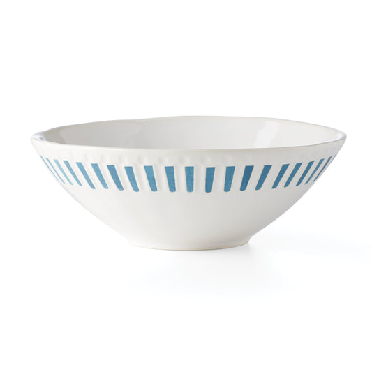Artisanal Stripe Serving Bowl