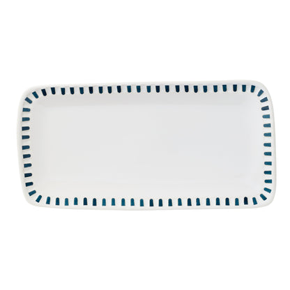 Artisanal Stripe Hors d'Oeuvres Tray