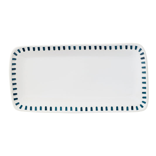 Artisanal Stripe Hors d'Oeuvres Tray