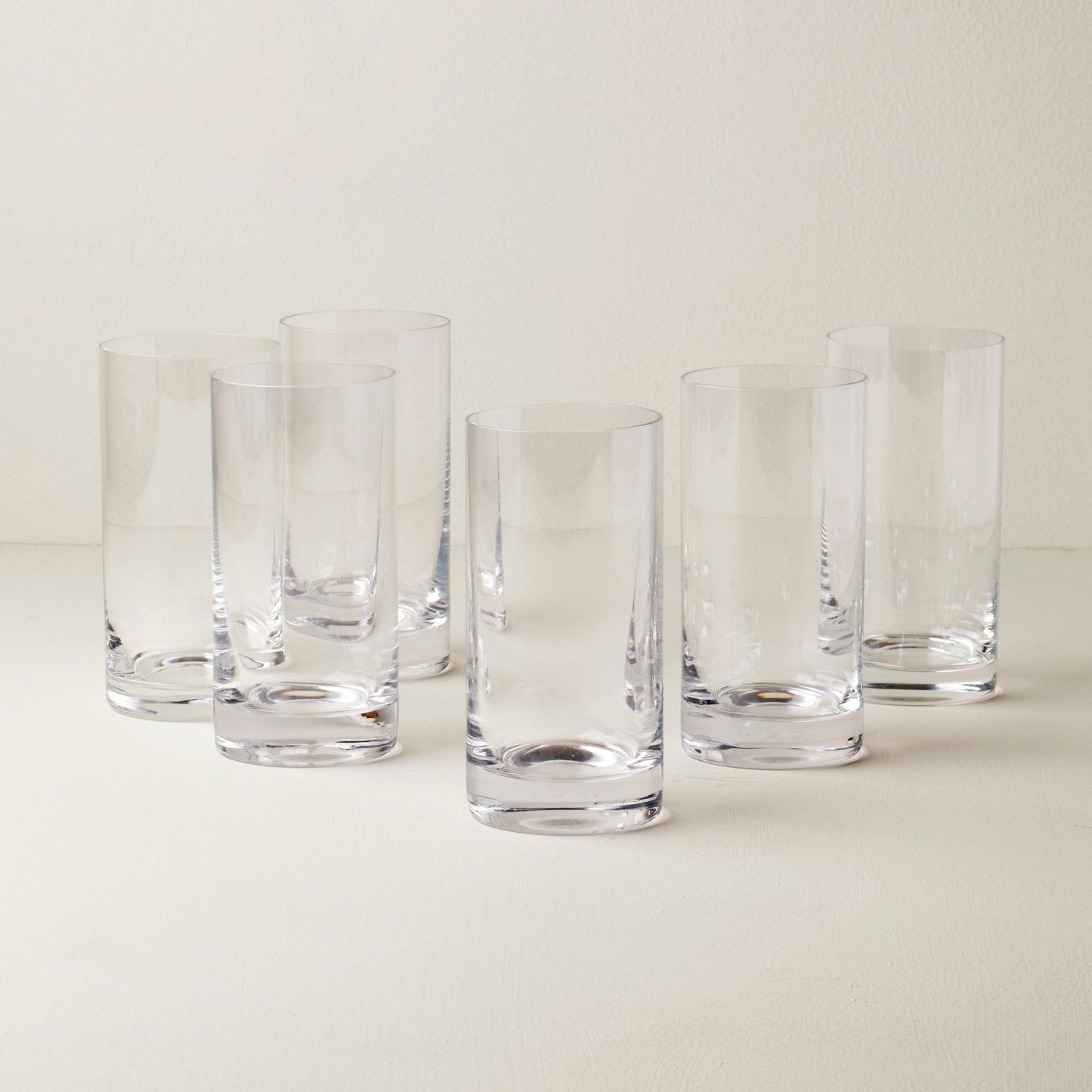 Tuscany Classics Cylinder Highball Glasses, Set of 6