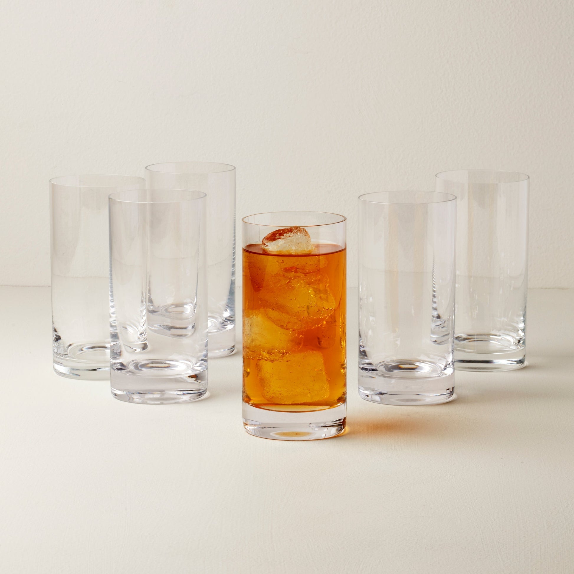 Tuscany Classics Cylinder Highball Glasses, Set of 6