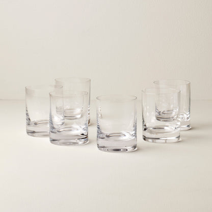 Tuscany Classics Cylinder Double Old-Fashioned Glasses, Set of 6