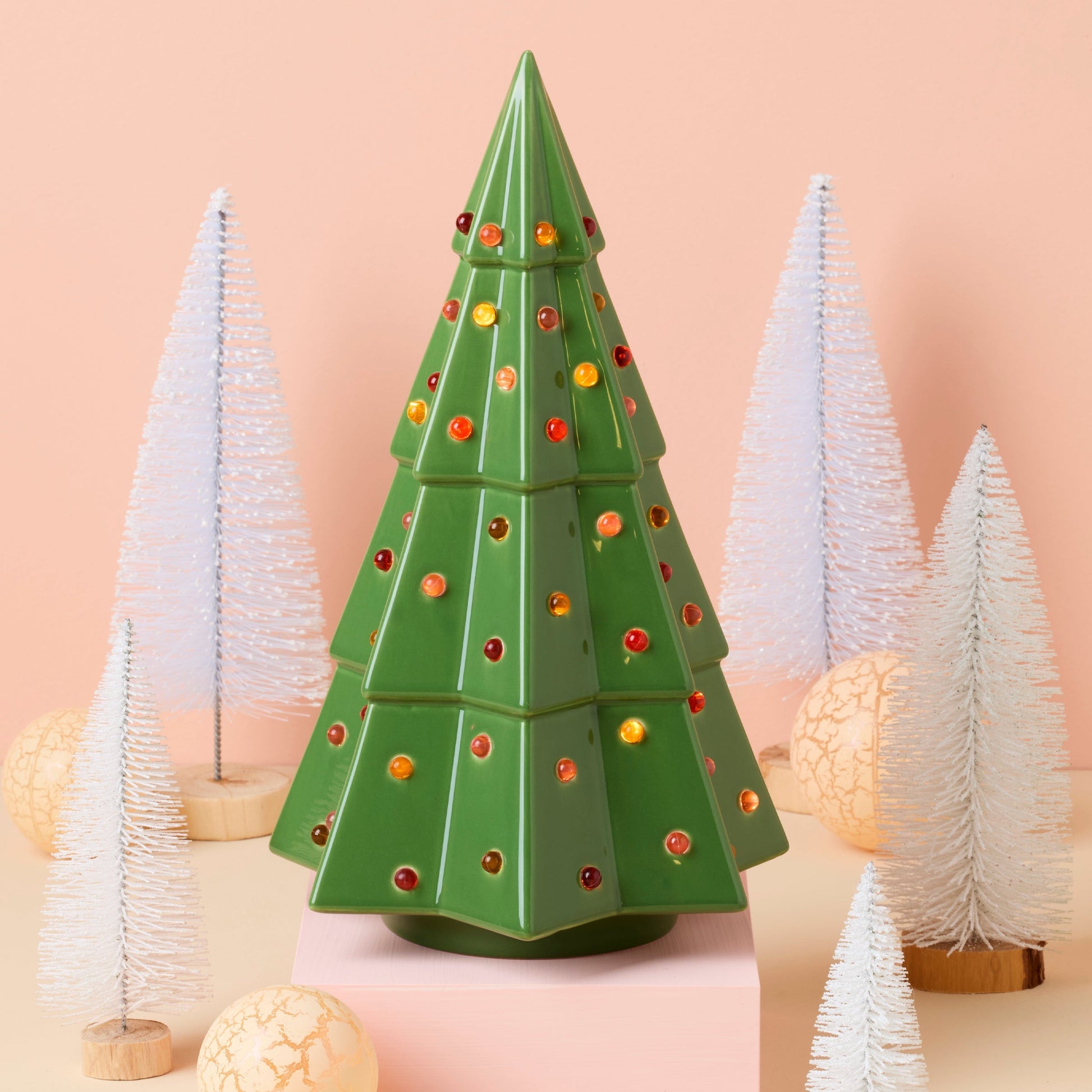 Evergreen Large Lit Tree Figurine