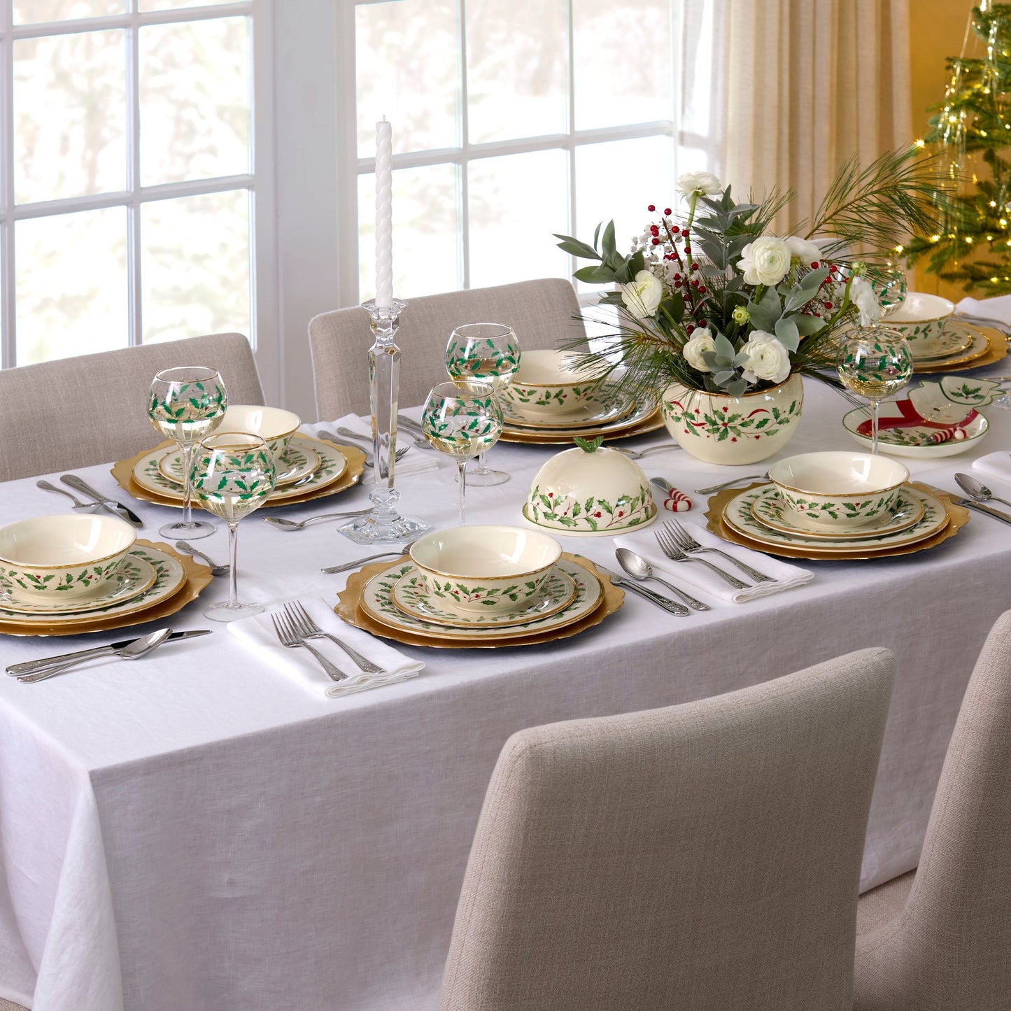 Holiday Small Covered Dish