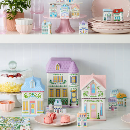 Lenox Spice Village House Canisters, Set of 3