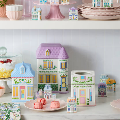 Lenox Spice Village House Canisters, Set of 3