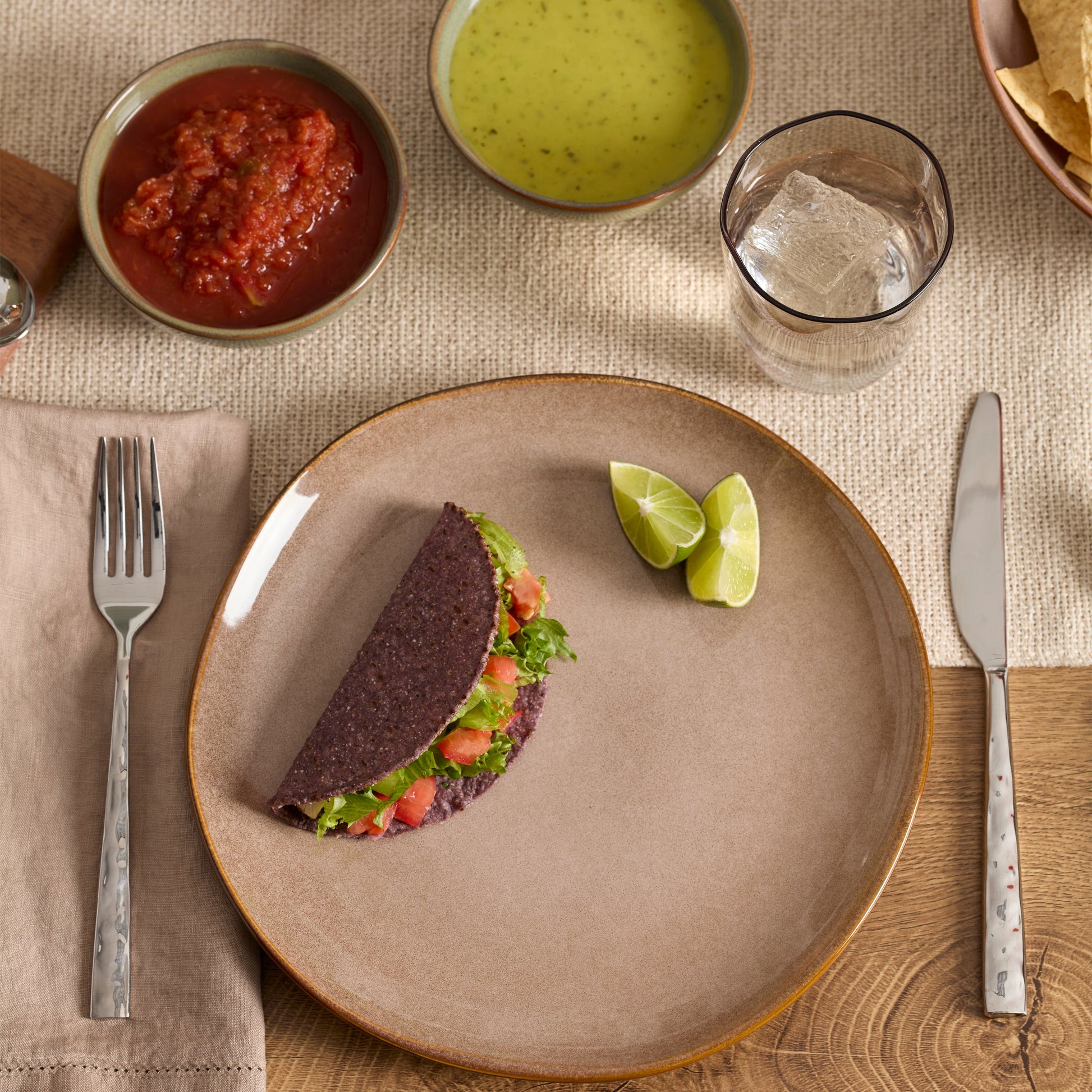 Organic Shades Clay 12-Piece Dinnerware Set