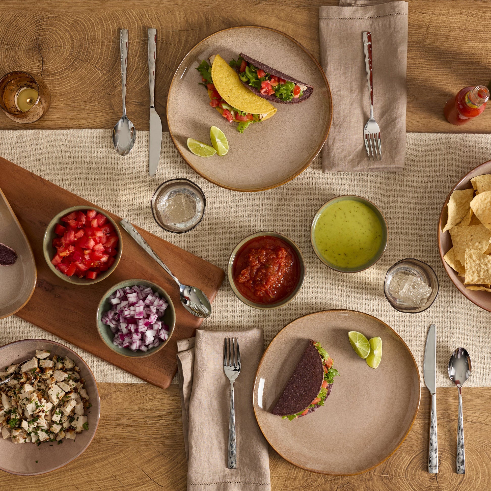 Organic Shades Clay 12-Piece Dinnerware Set