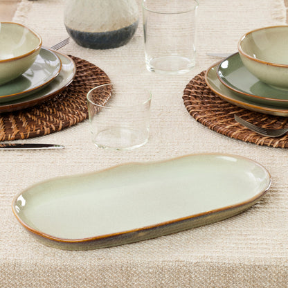 Organic Shades Sage Green 2-Piece Serving Set