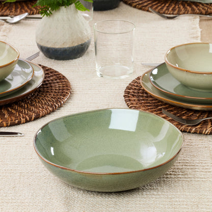 Organic Shades Sage Green 2-Piece Serving Set