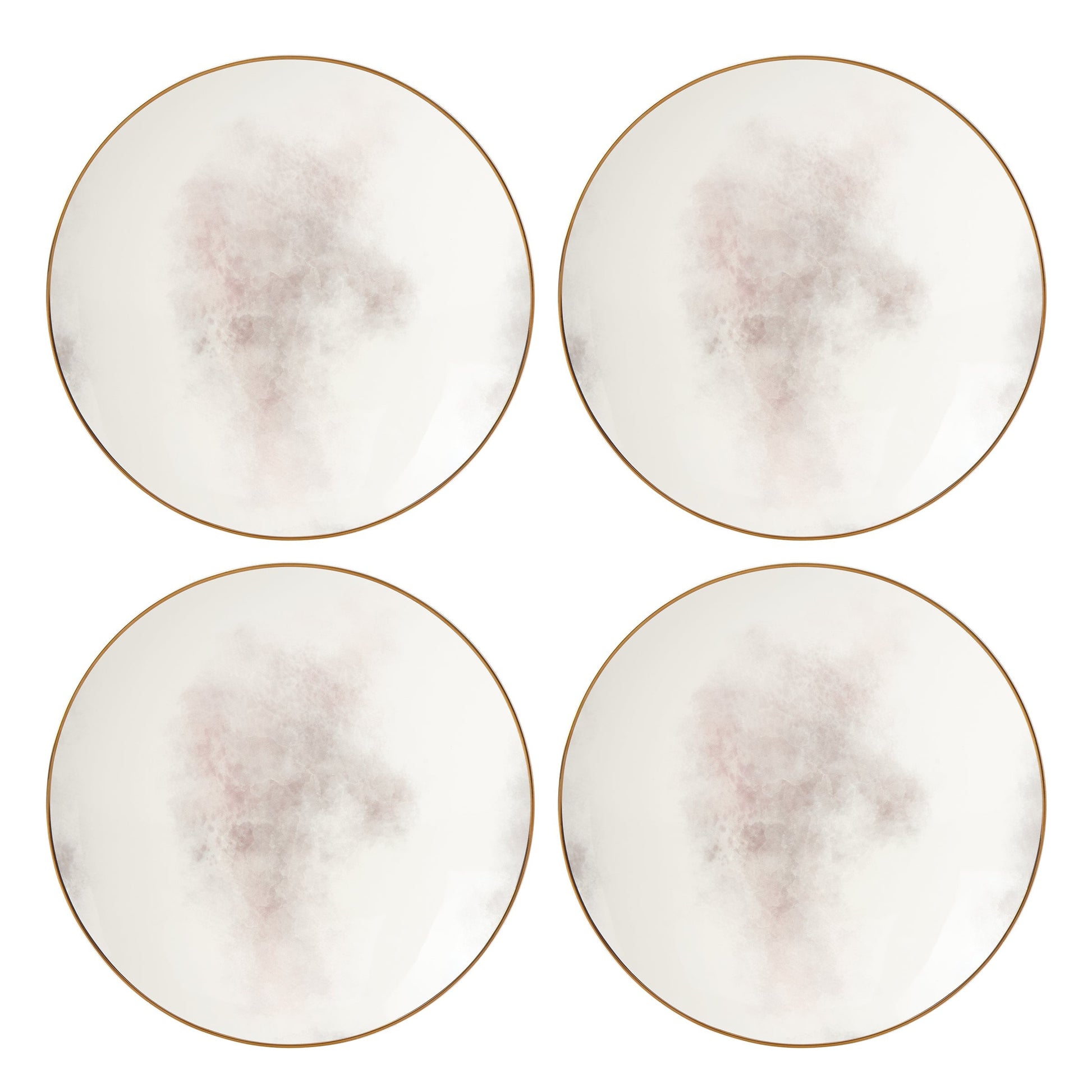 Trianna Salaria Coupe Salad Plates, Set of 4