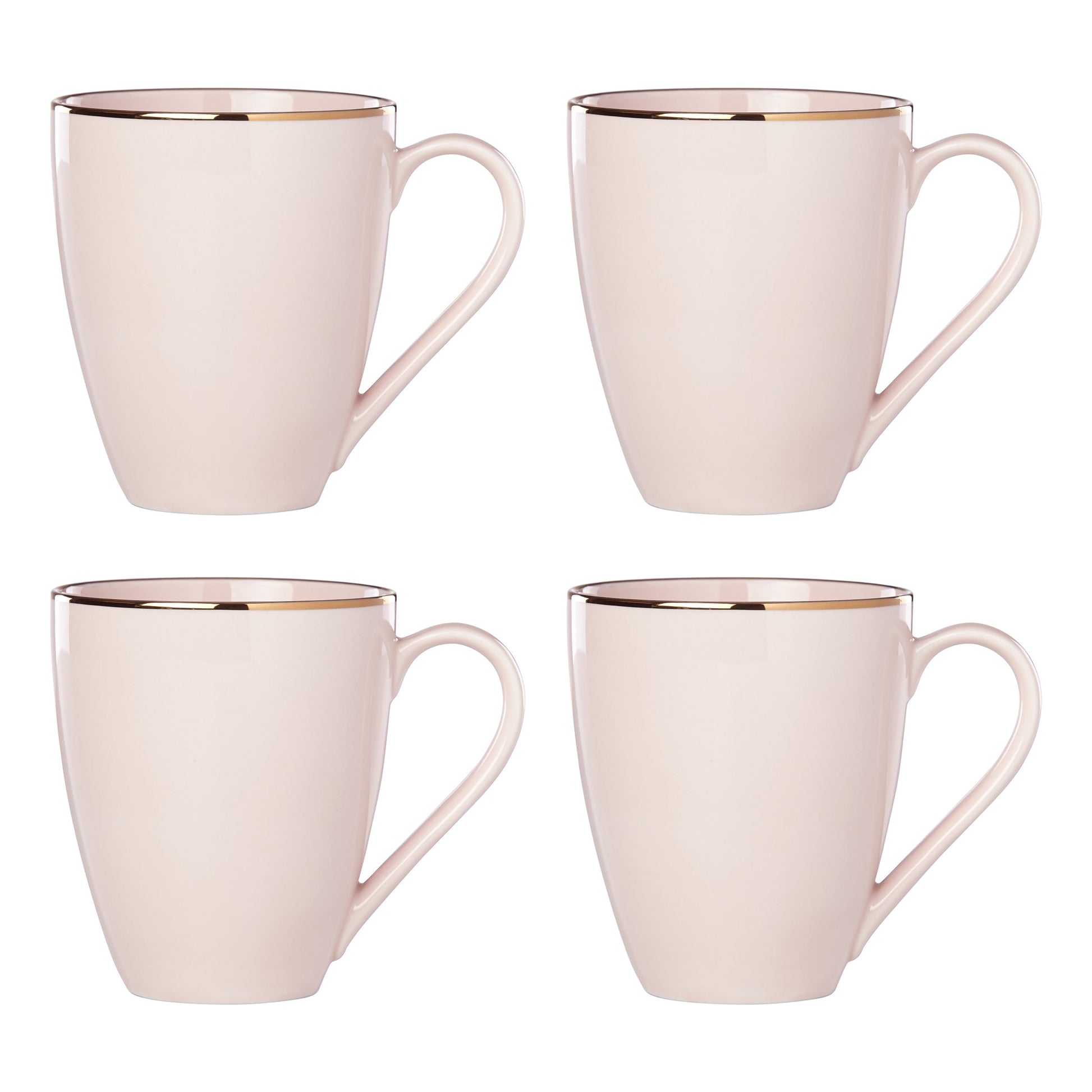 Trianna Blush Mugs, Set of 4