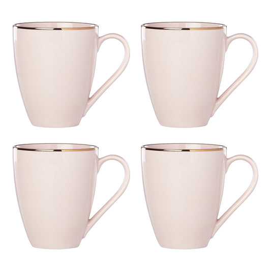 Trianna Blush Mugs, Set of 4