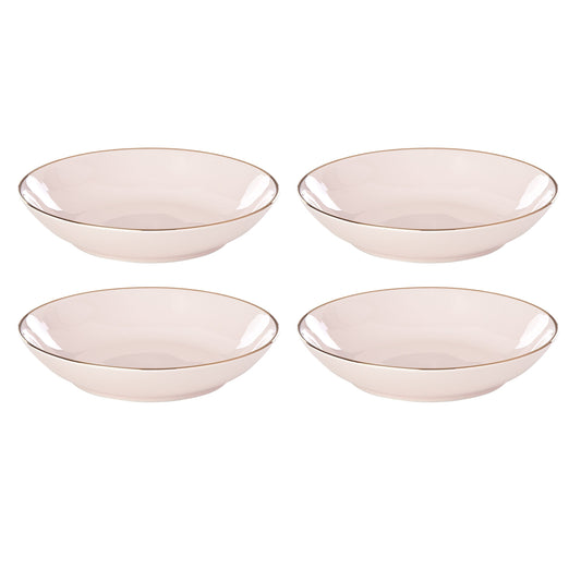 Trianna Blush Pasta Bowls, Set of 4
