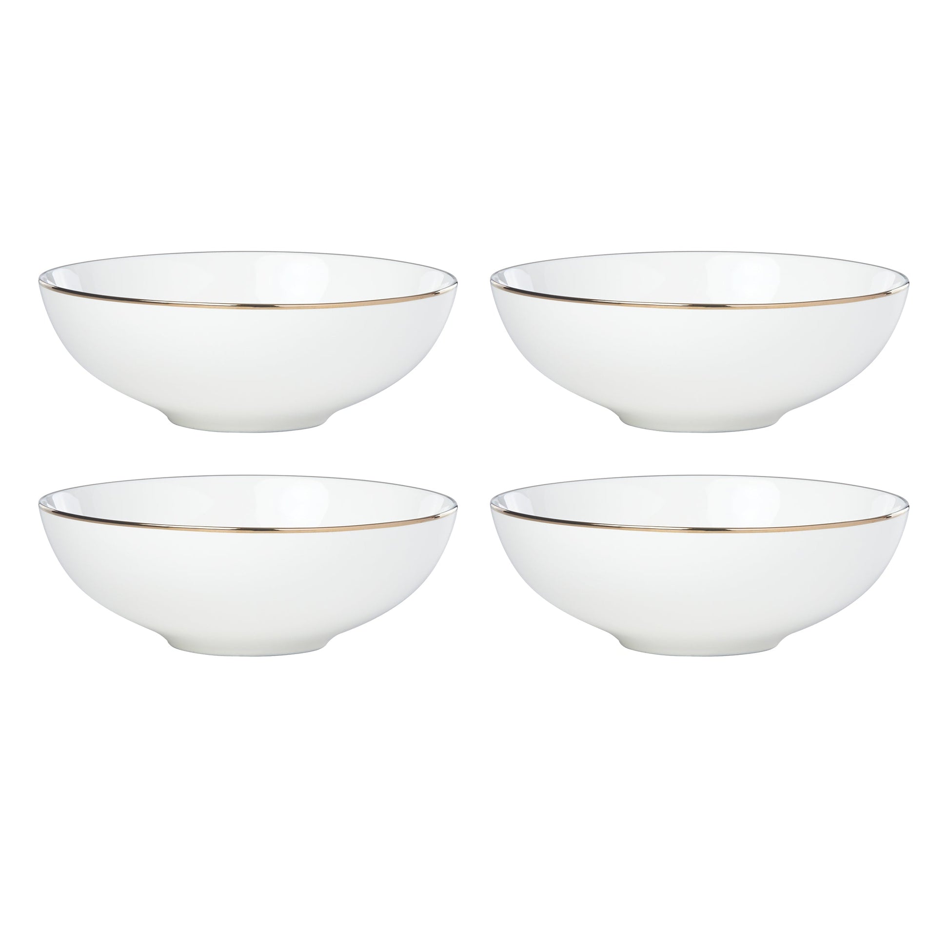 Trianna White All-Purpose Bowls, Set of 4
