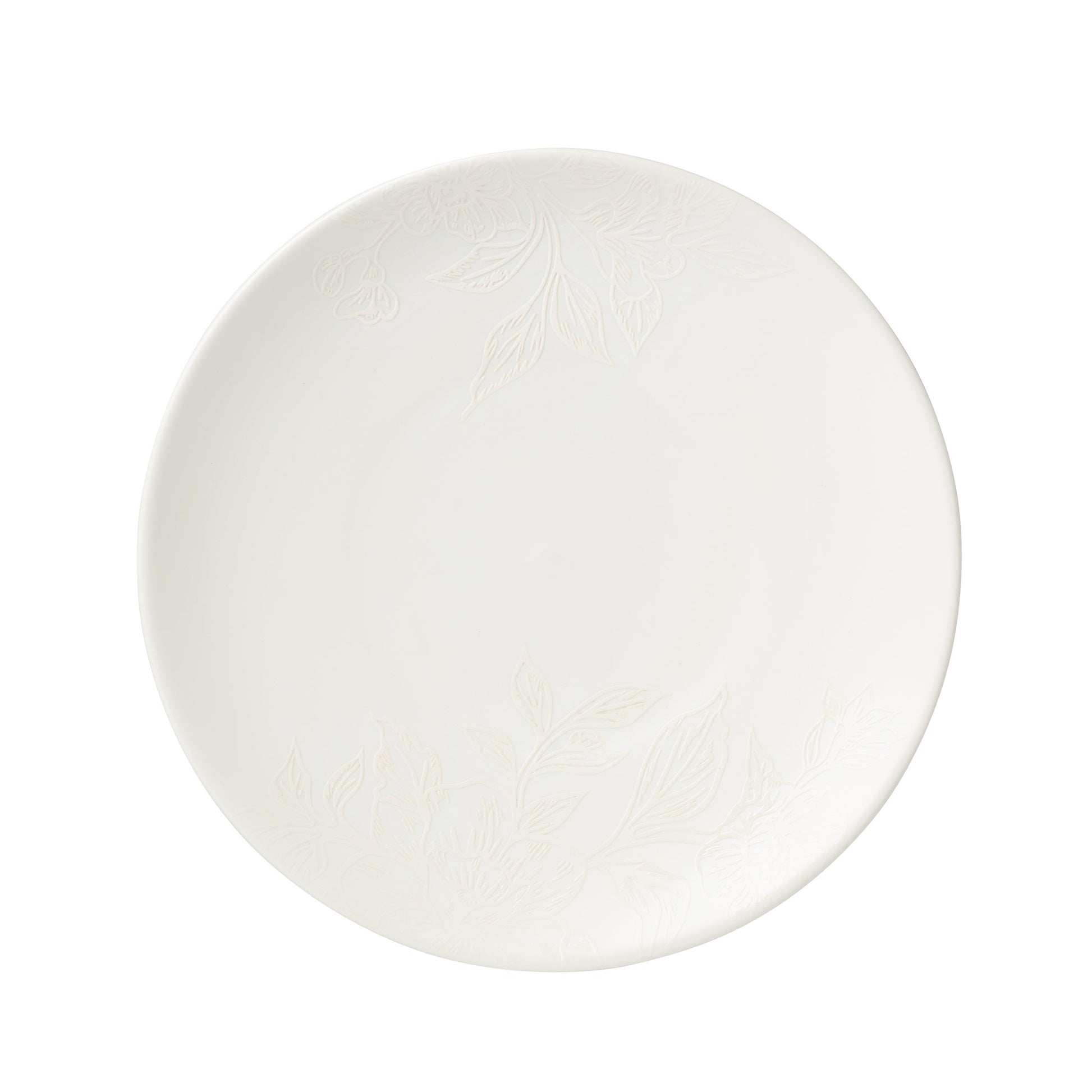 Roseto White 12-Piece Dinnerware Set