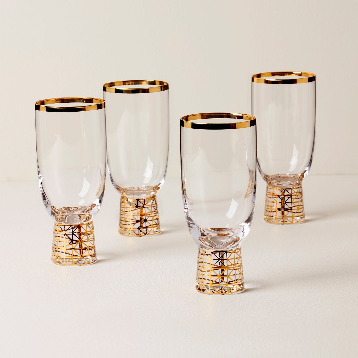 Tuscany Classics Gold Frost All-Purpose Glasses, Set Of 4