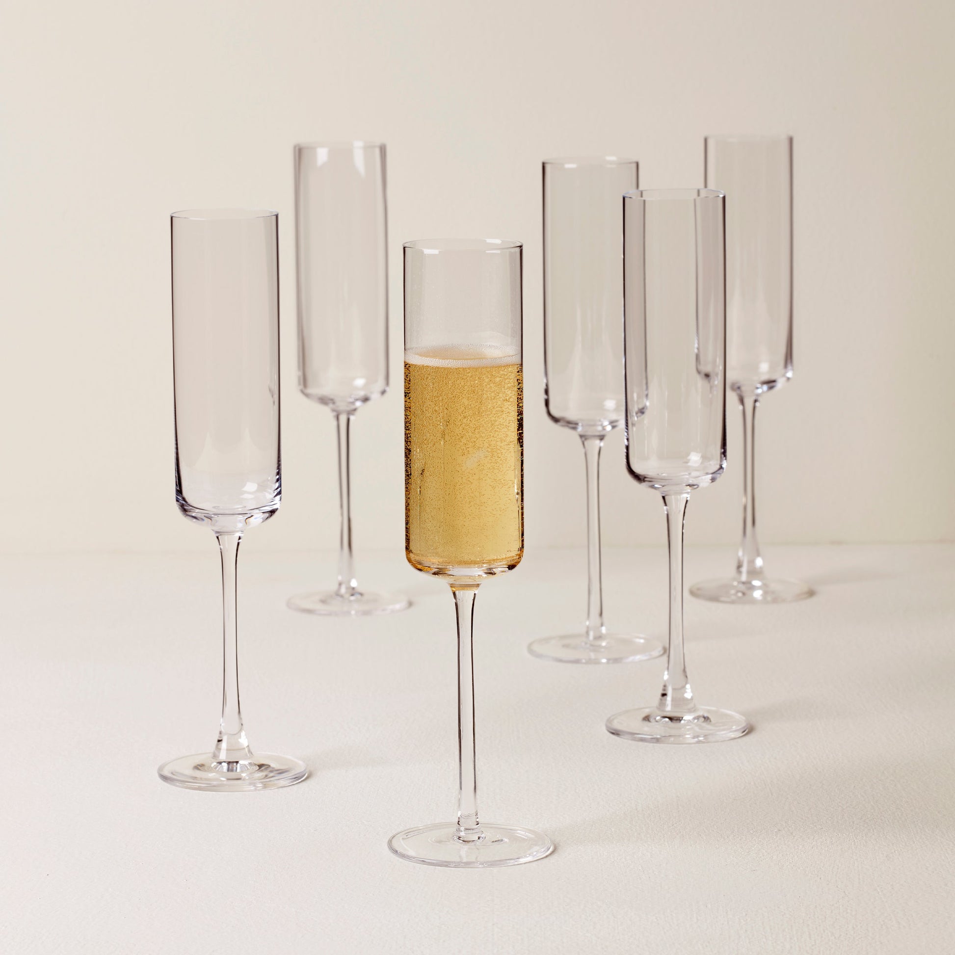 Tuscany Classics Straight Flute Glasses, Set of 6