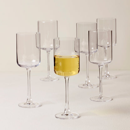 Tuscany Classics Straight White Wine Glasses, Set of 6