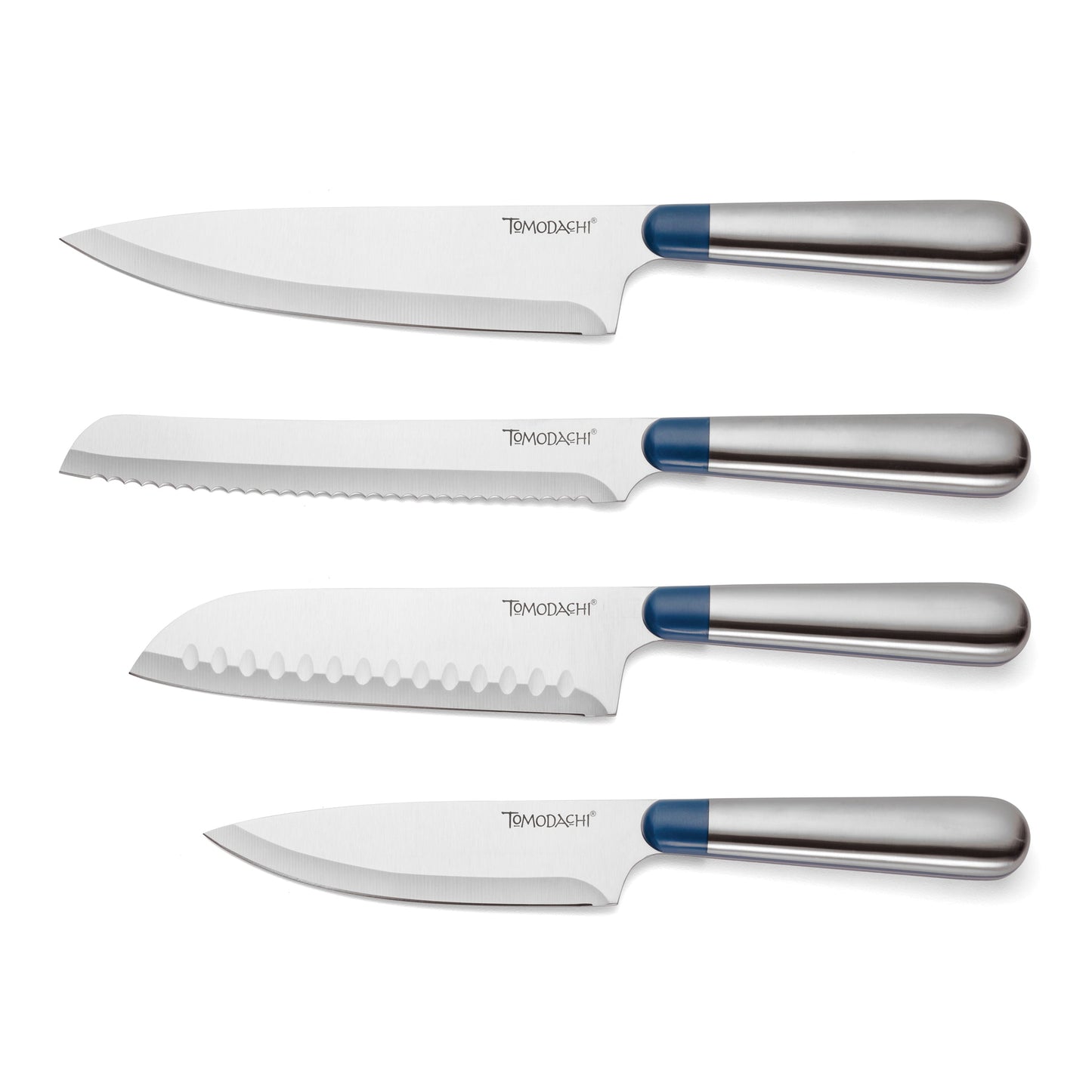 Keen Acacia 5-Piece Bristle Cutlery Block Set