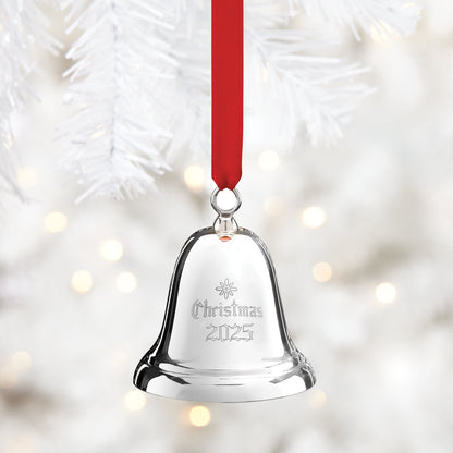 2025 Annual Christmas Bell Sterling Silver Ornament