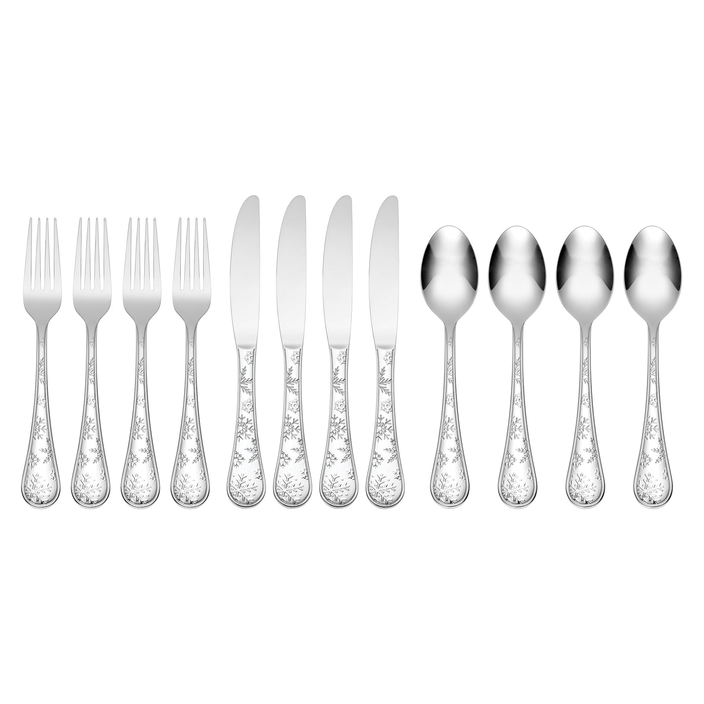 Snowflake Wishes 12-Piece Flatware Set