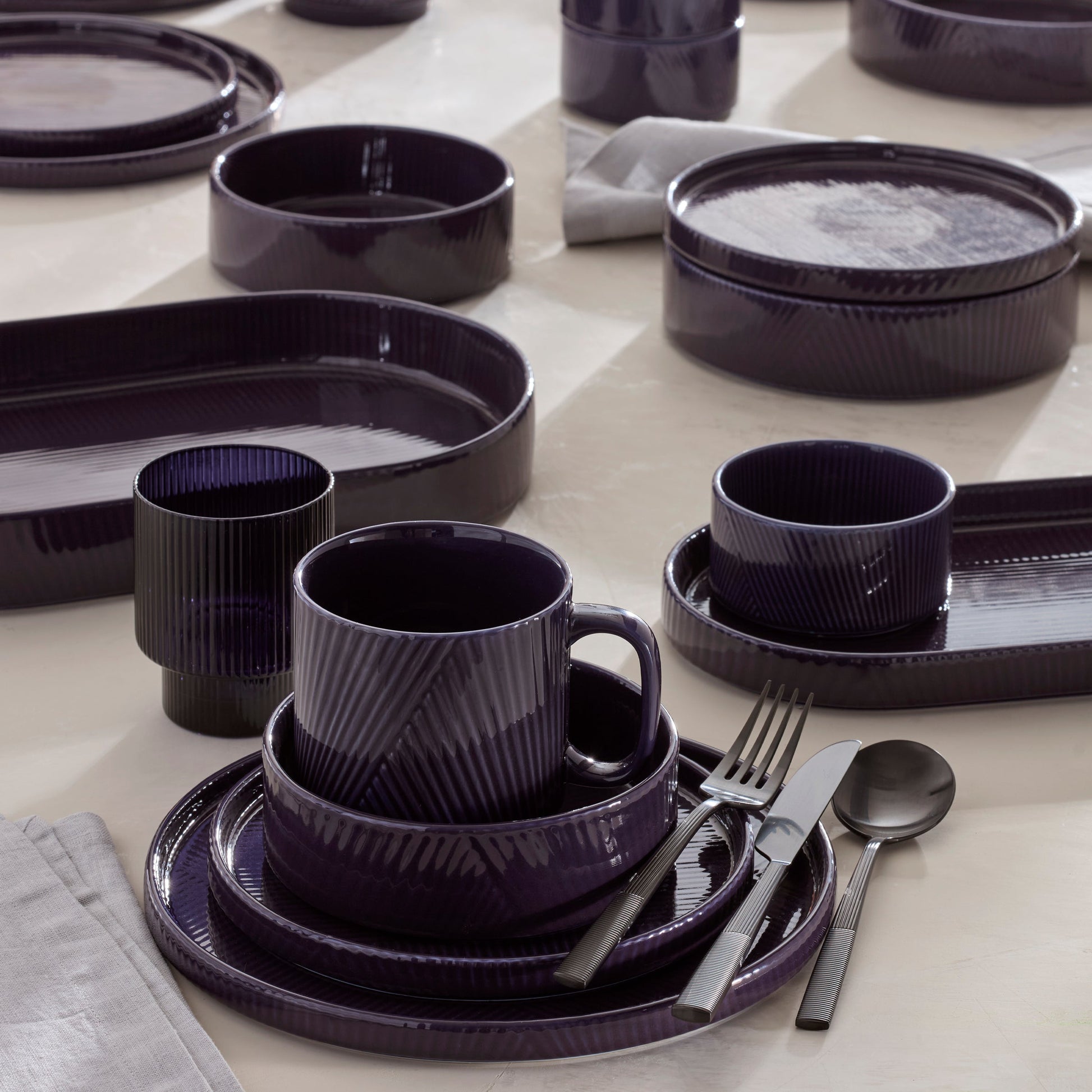 Modulus Nightshade Mugs, Set of 4