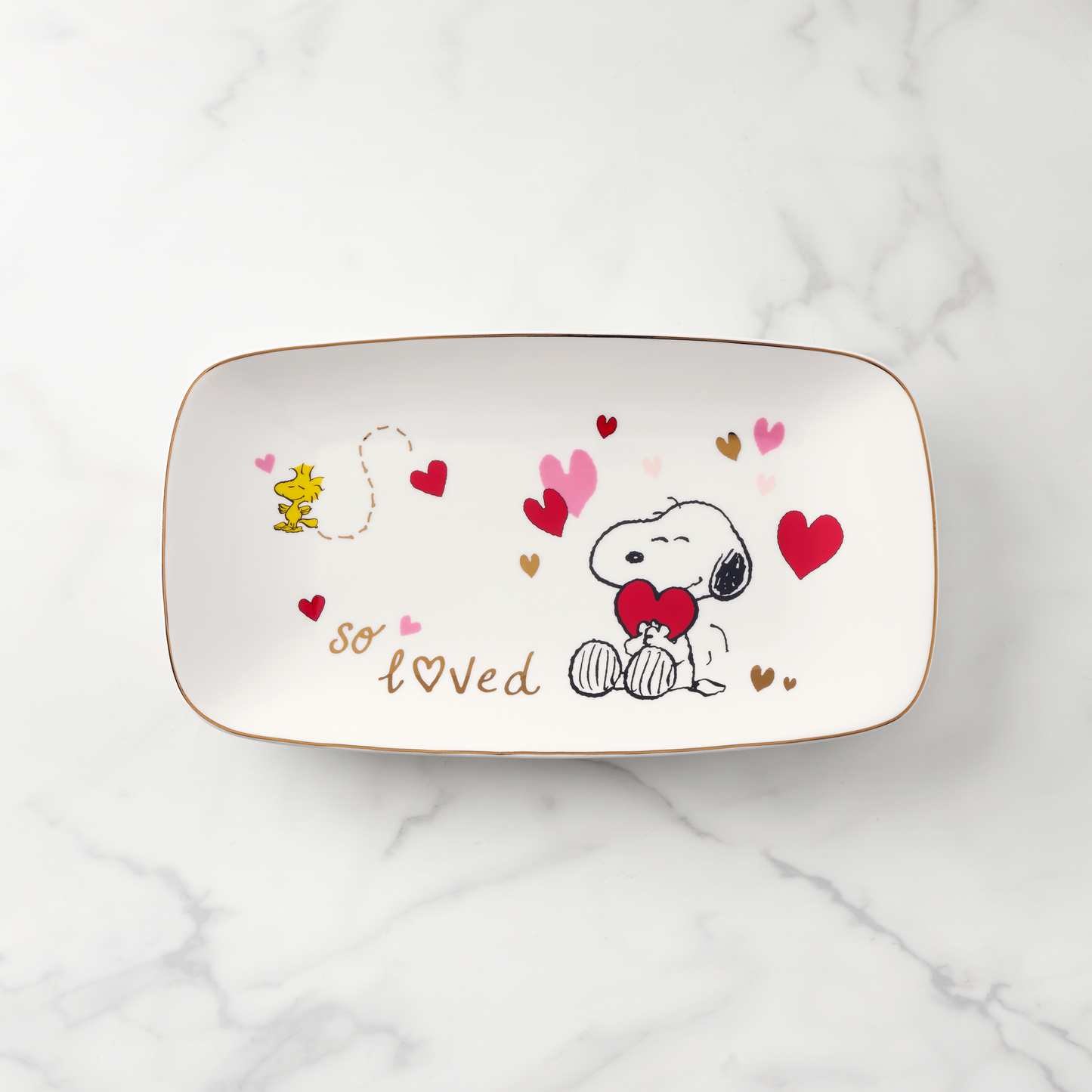 Snoopy Valentine's Day Hors d'Oeuvres Tray