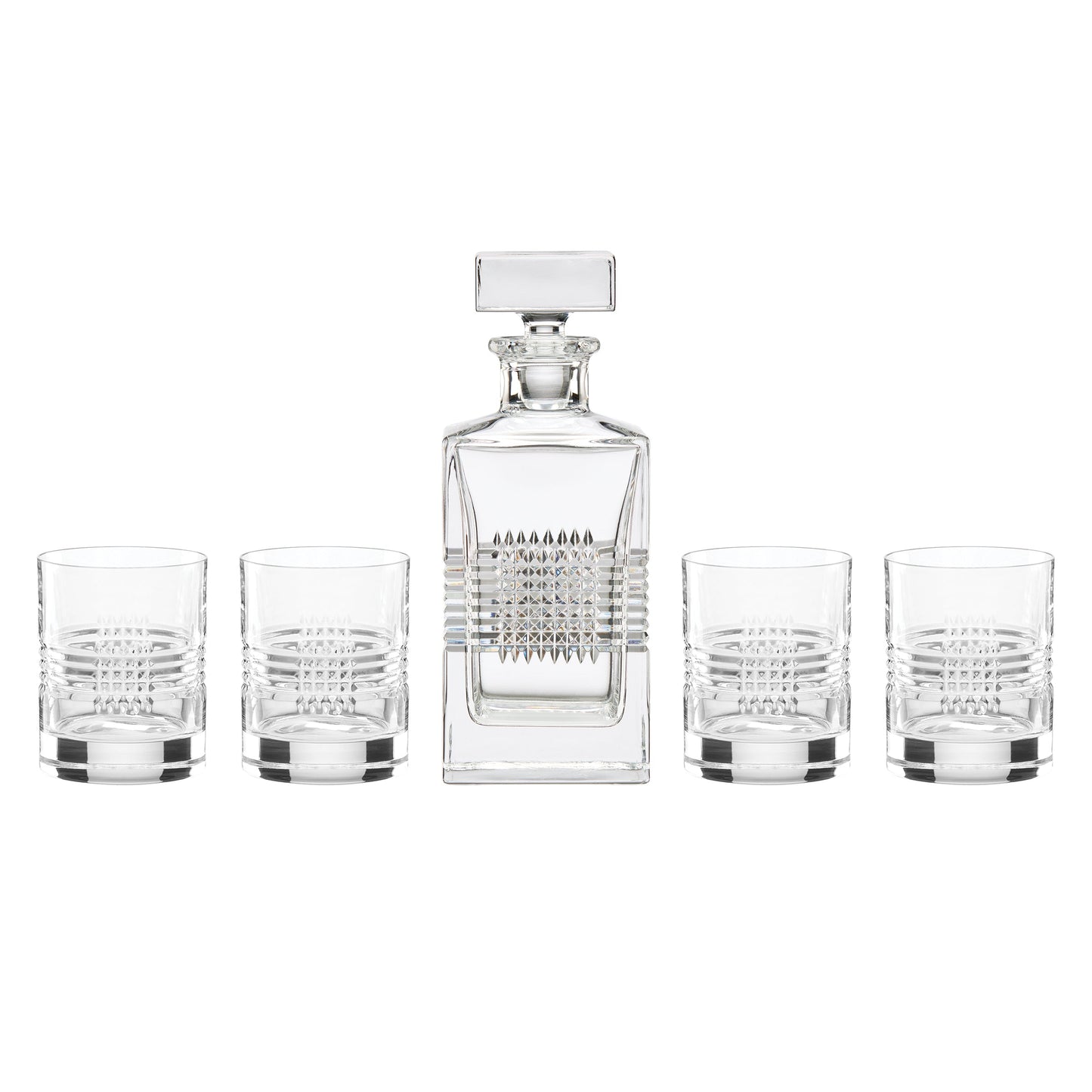 Sloane Crystsal 5-Piece Whiskey Set