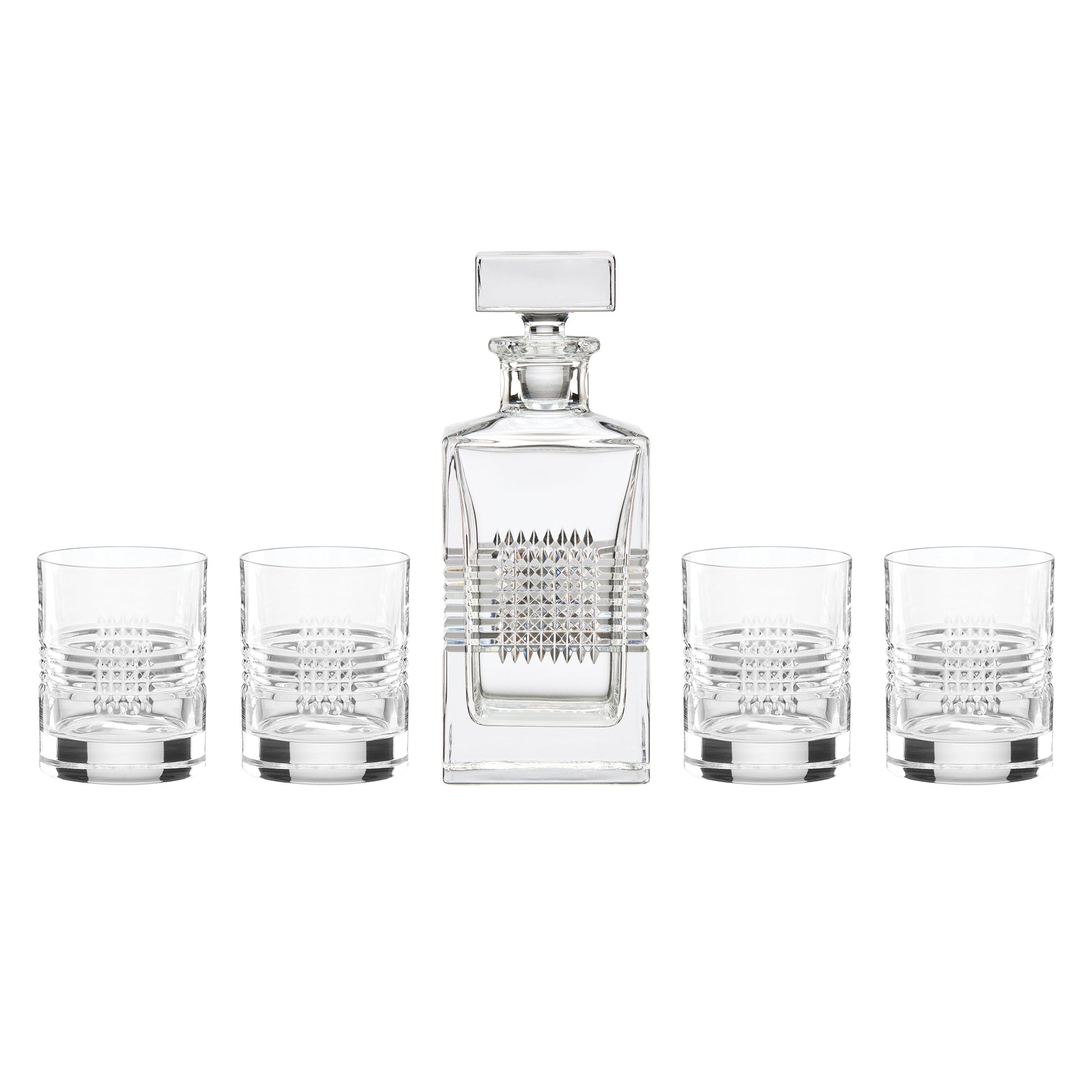 Sloane Crystsal 5-Piece Whiskey Set