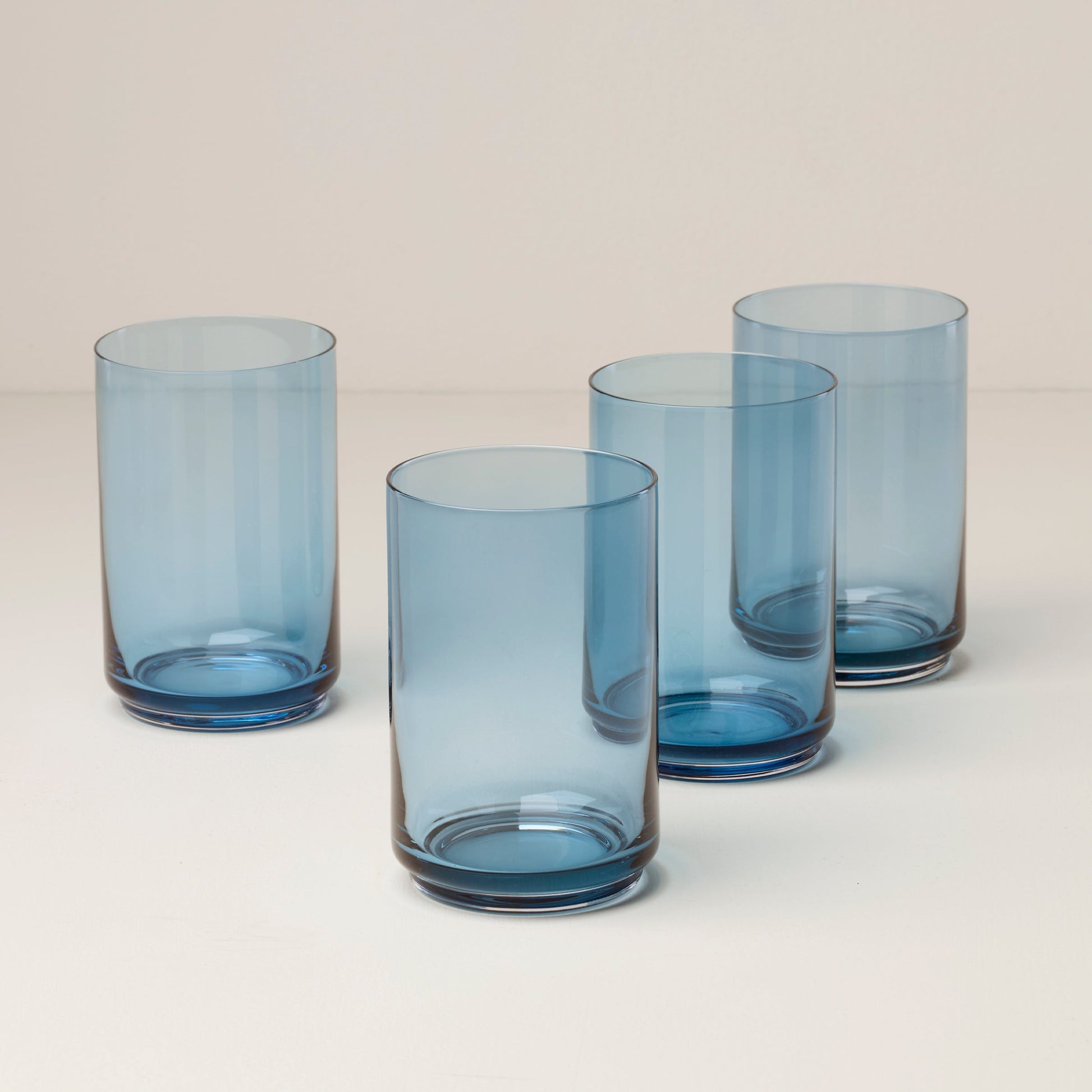 Tuscany Classics Stackable Blue Coolers, Set of 4