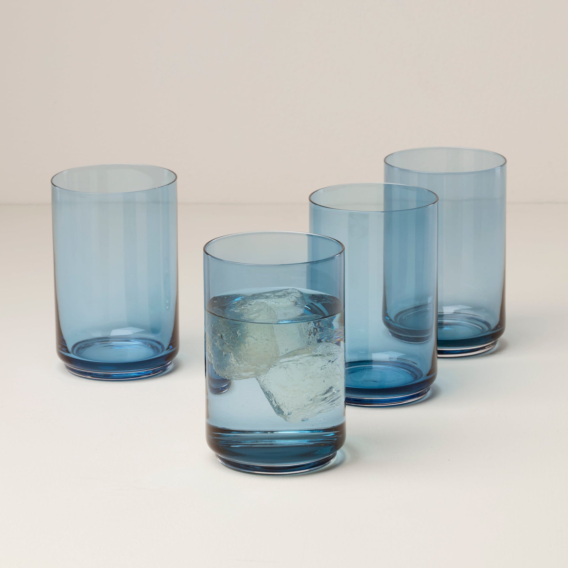 Tuscany Classics Stackable Blue Coolers, Set of 4