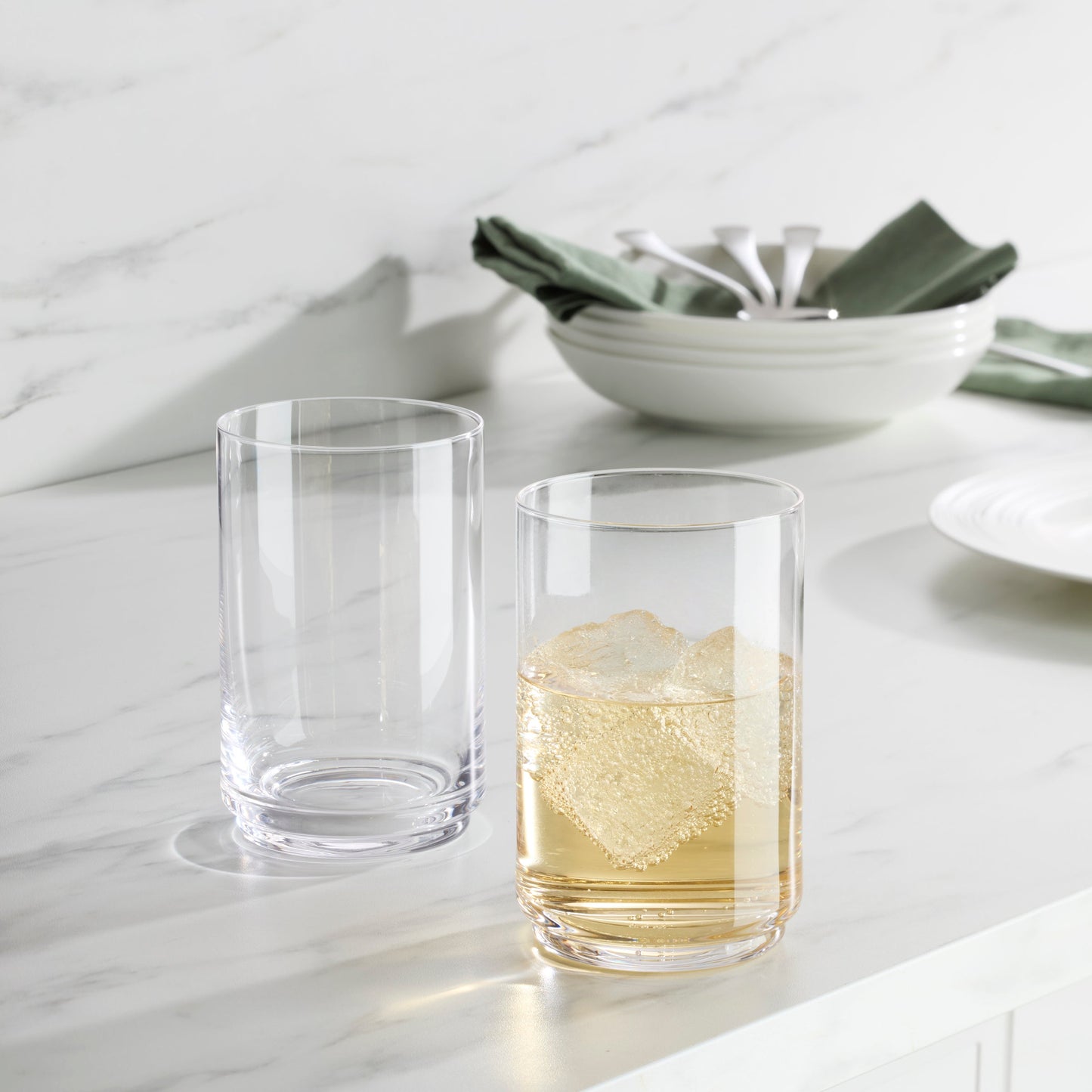 Tuscany Stackable Glass Coolers, Set of 6