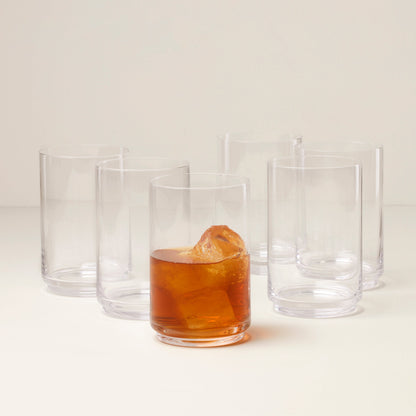 Tuscany Stackable Glass Coolers, Set of 6
