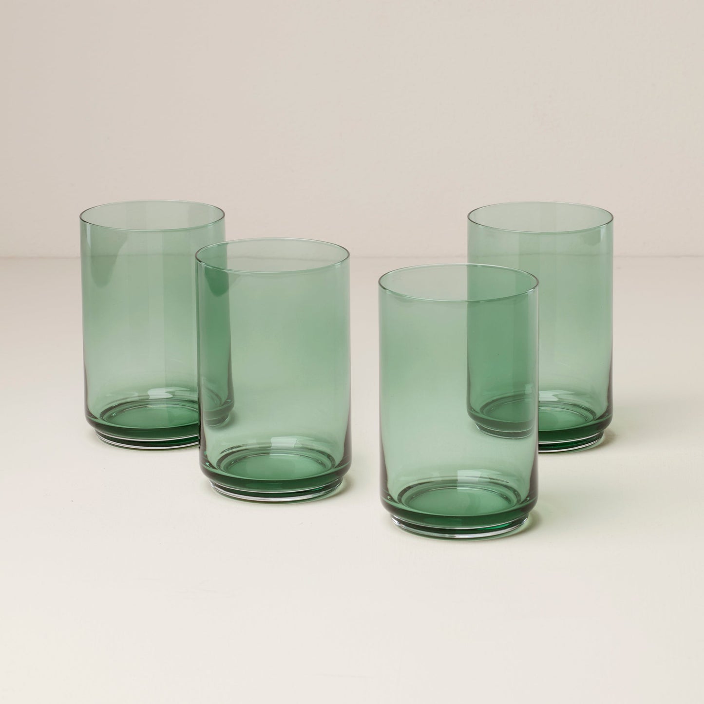 Tuscany Stackable Classics Green Coolers, Set of 4