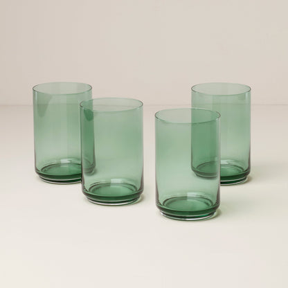 Tuscany Stackable Classics Green Coolers, Set of 4