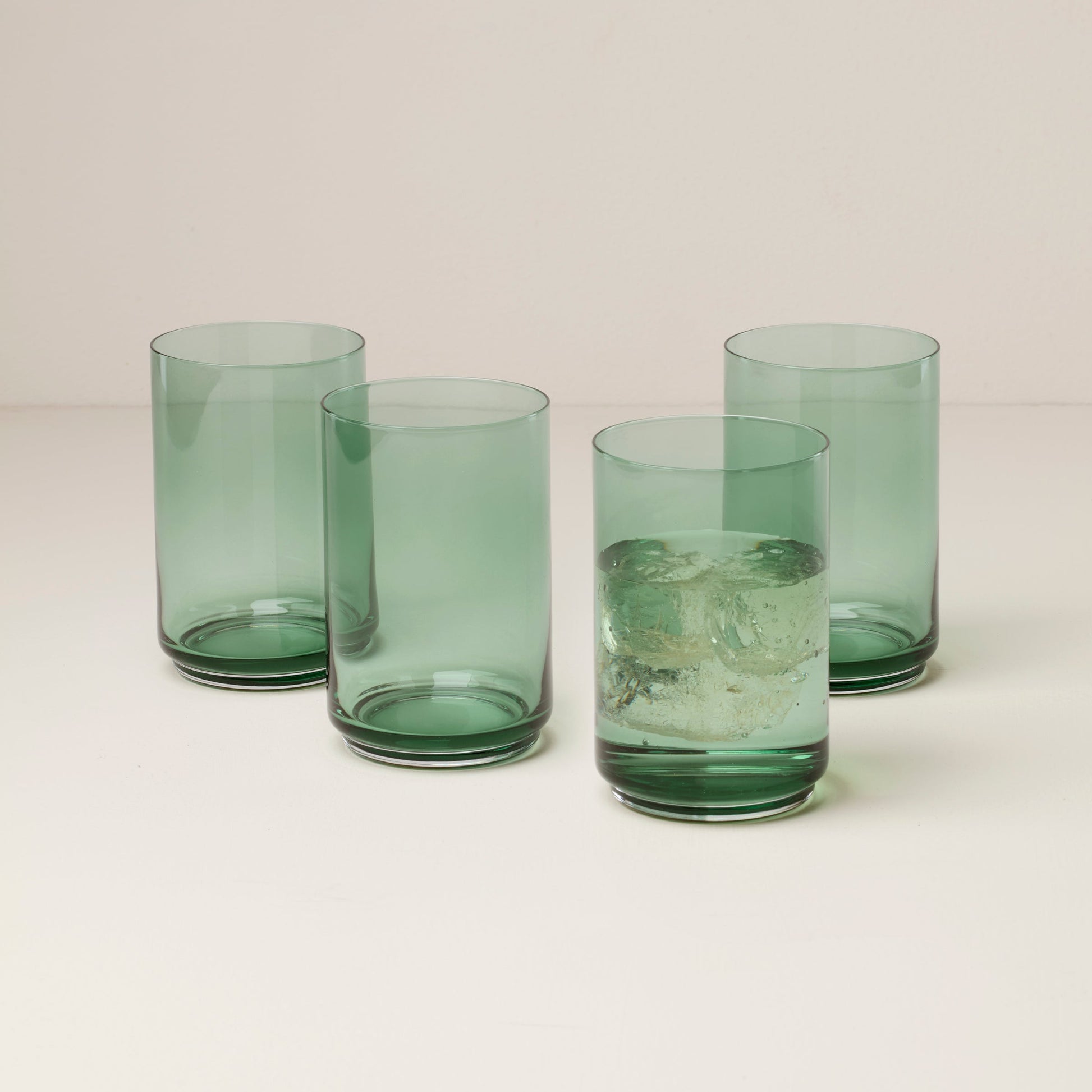 Tuscany Stackable Classics Green Coolers, Set of 4