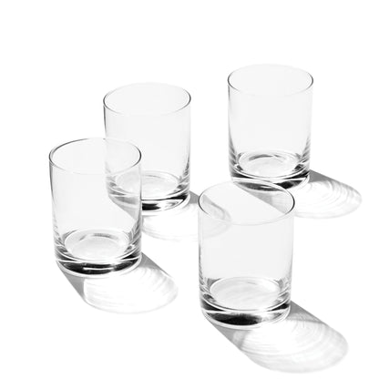 5 O'Clock Double Old-Fashioned Glasses, Set of 4