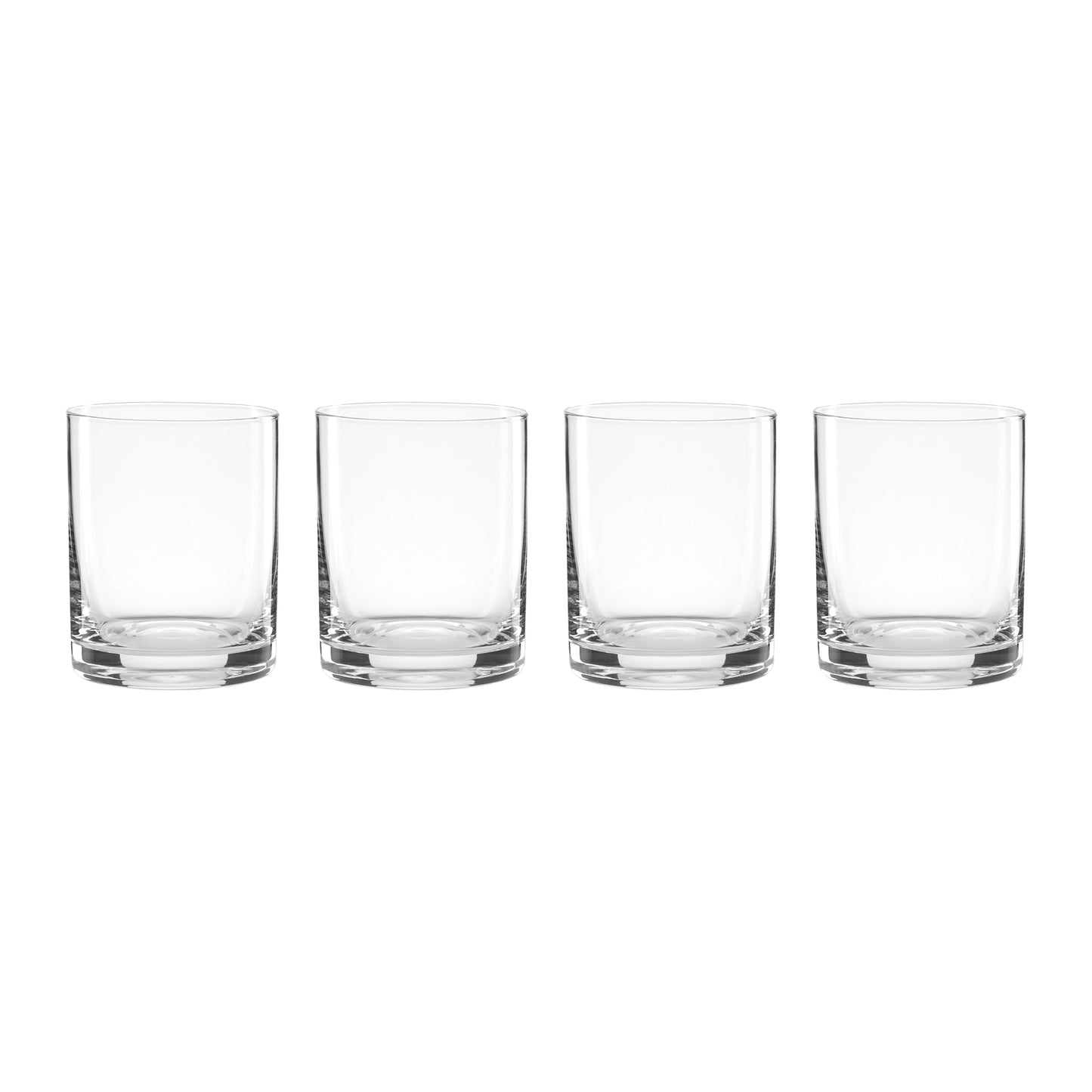 5 O'Clock Double Old-Fashioned Glasses, Set of 4