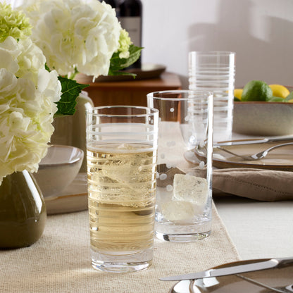 Mingle Highball Glasses, Set of 4