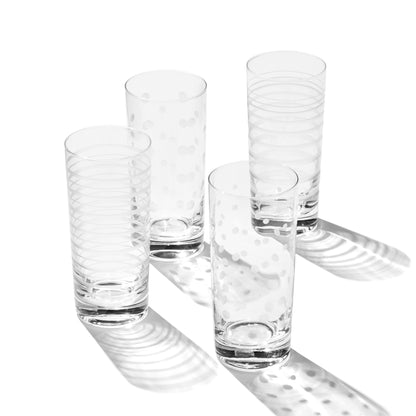 Mingle Highball Glasses, Set of 4