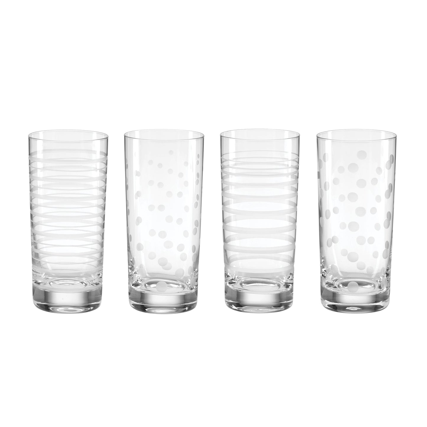 Mingle Highball Glasses, Set of 4