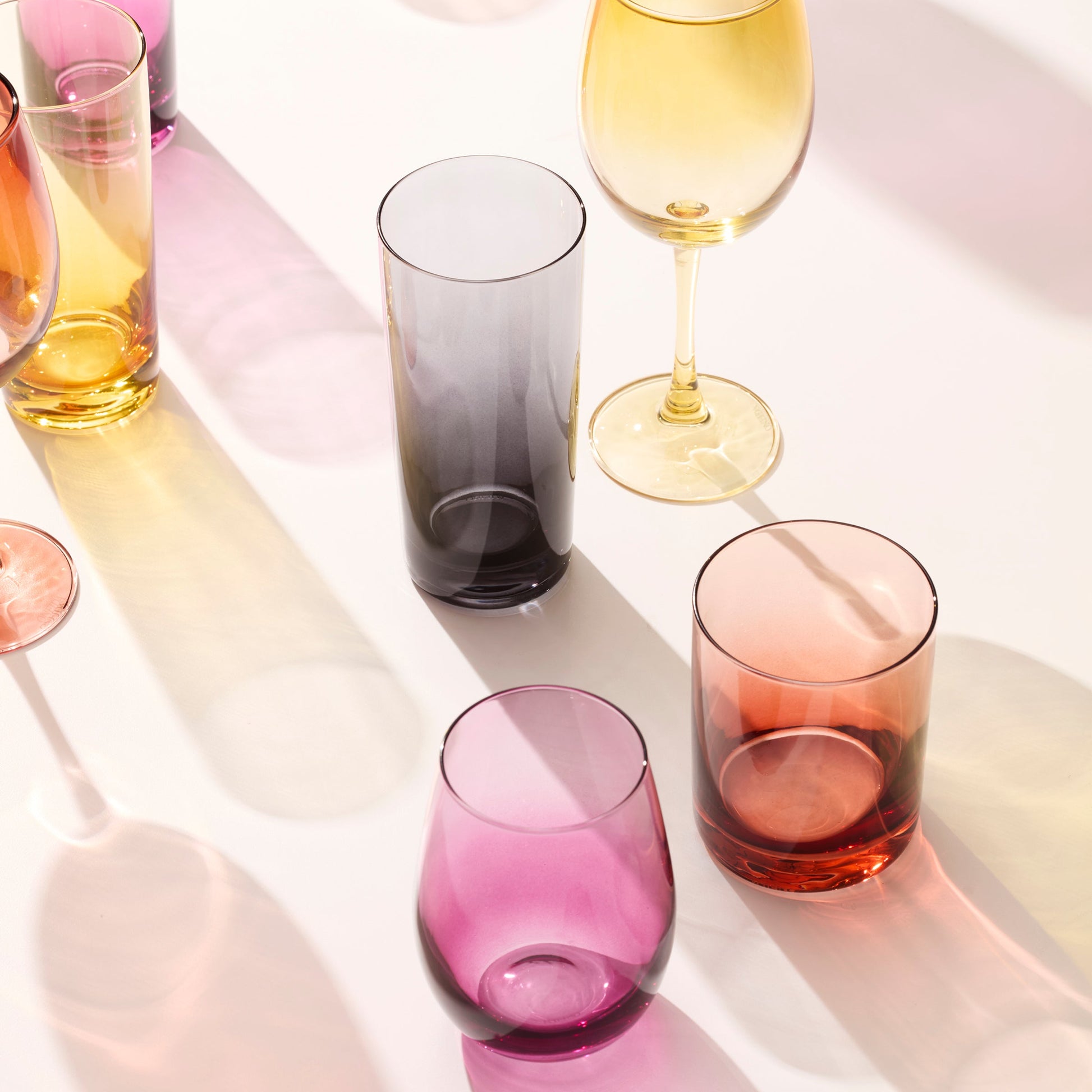 Golden Hour All-Purpose Wine Glasses, Set of 4