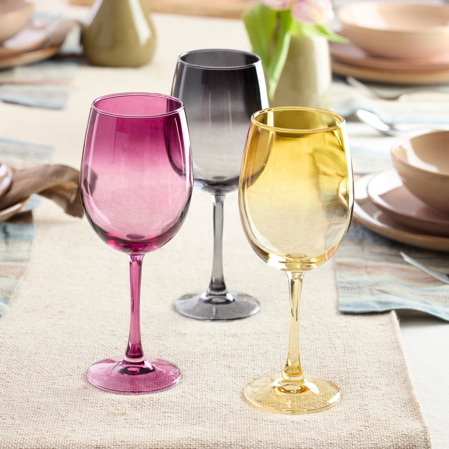 Golden Hour All-Purpose Wine Glasses, Set of 4