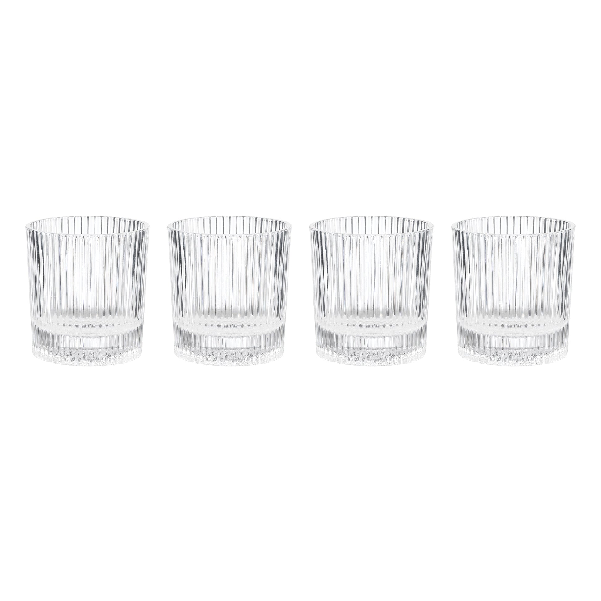 Wallingford Double Old-Fashioned Glasses, Set of 4